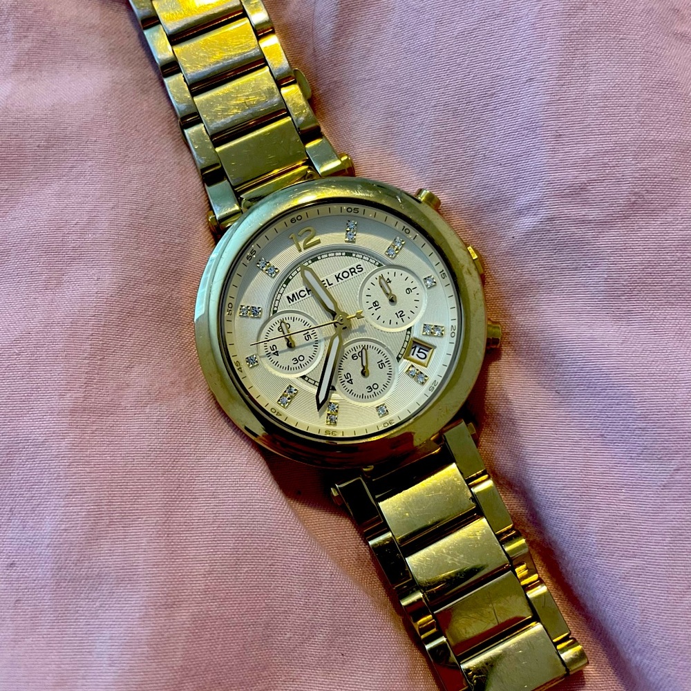 Gold Michael Kors Watch